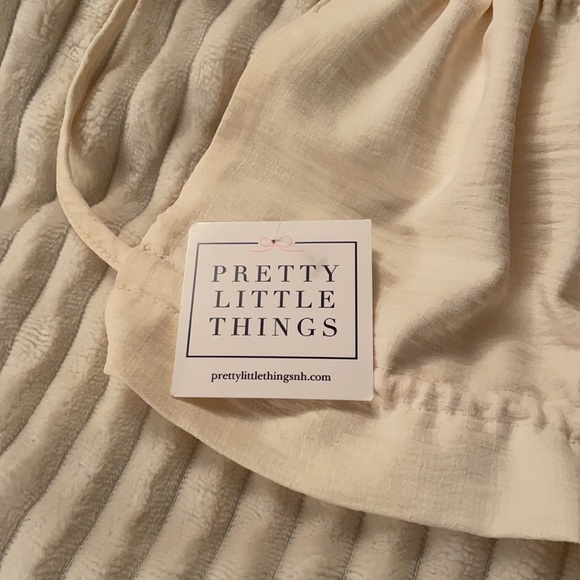 Pretty Little Things Ruched Drawstring Top - Picture 2 of 4